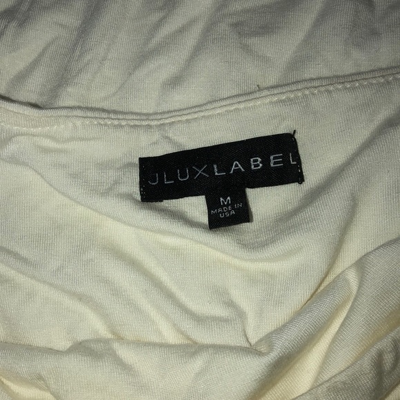 JUXLABEL WHITE OFF THE SHOULDER DRESS SIZE M - Picture 3 of 3